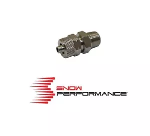 Snow Performance SNO-82082R 1/8NPT-1/4 Quick Connect Straight Res Fitting - Picture 1 of 1