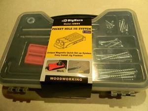 56pc Mini Pocket Hole Jig System-Two Hole - Picture 1 of 3