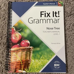 IEW Fix It! Grammar Level 1 Nose Tree - Teacher's Manual - Like New - Picture 1 of 2