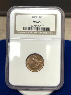 1862 Indian Head Cent - MS-65 - NGC - Amazing Looking Coin! - Image 1 of 4