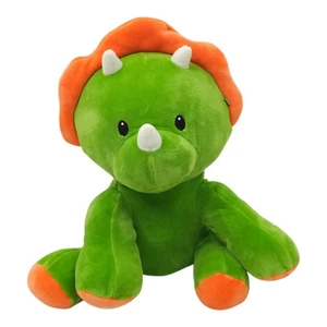 Wellobeez Triceratops Dinosaurier Plüschtier Stofftier Clean Crew antimikrobiell grün - Bild 1 von 16