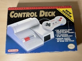 Consola de juegos Nintendo NES Control Deck Top Loader completa en caja como nueva