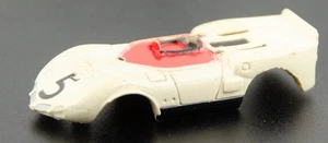 Coche Ranura Vintage Aurora T-Jet Años 60 Chapparal Solo HO Blanco - Imagen 1 de 5