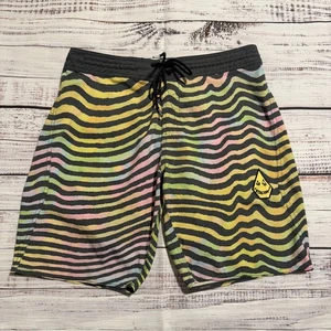 Volcom Stoneys Mag Vibes Boardshorts Swim Suit Trunks Men's Size 32x8 - Picture 1 of 12