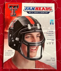 Neu FanHeads Texas Tech University Red Raiders Neuheit Helm verstellbare Passform Neu im Karton - Bild 1 von 2