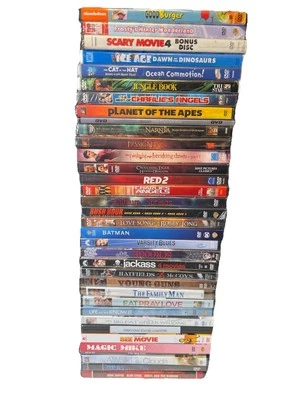 “Lot of 32 Brand New Sealed DVDs – Family, Comedy, Action – Blockbuster Titles Foto 1 de 2
