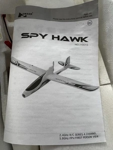 HUBSAN SPY HAWK FPV RC GLIDER AIRPLANE w/ TRANSMITTER & CAMERA – PARTS/REPAIR - Picture 1 of 24