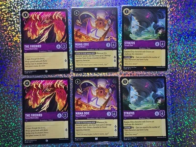 Lorcana Regular: 55/204 Stratos; 52/204 Mama Odie; 56/204 The Firebird - Image 1 of 4