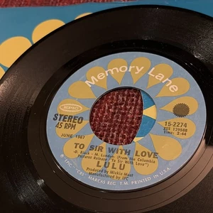 LULU To Sir With Love 45 rpm - Imagen 1 de 3