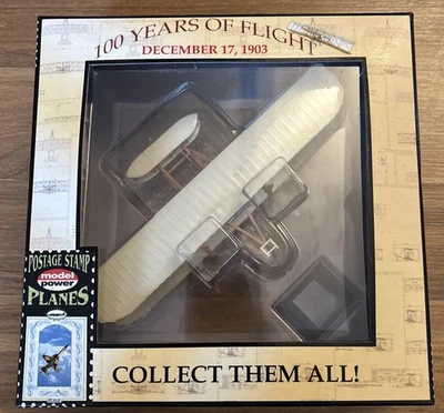 Model Power Postage Stamp Planes, 100 Years of Flight, No.5555 Wright Flyer - Image 1 of 4