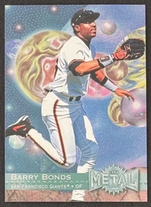 BARRY BONDS 1996 Fleer Metal Universe #241 SAN FRANCISCO GIANTS *Spedizione gratuita* - Foto 1 di 2