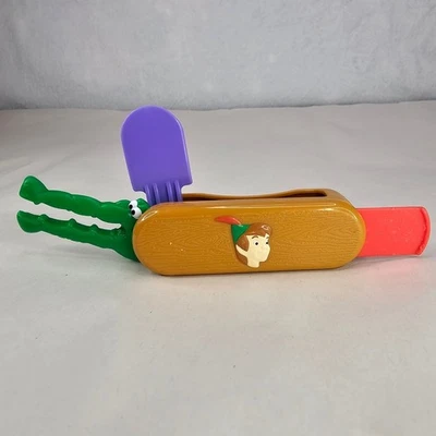 De colección Peter Pan Cocodrilo Hot Dog Juguete Juego Disney McDonald's Happy Meal Juguete Foto 1 de 4