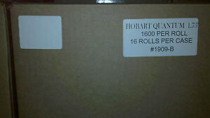 HOBART QUANTUM 1.75" BLANK SCALE LABELS - BEST PRICE OVERALL #1909B