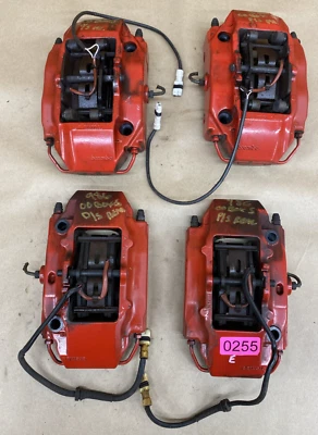 Pinzas de freno Brembo delanteras y traseras Porsche Boxster 986 2000 (rojo) 99635142511 Foto 1 de 4