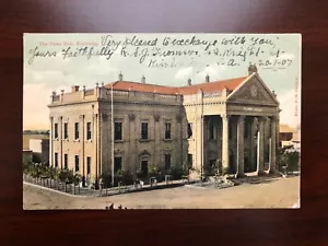 Postcard South Africa Cape Of Good Hope SC #64, The Town Hall Kimberley Posted - Picture 1 of 2