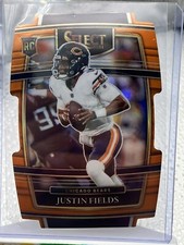 2021 Panini Select Justin Fields Die Cut Bronze Silver Prizm RC /249, Bears 🏈🏈