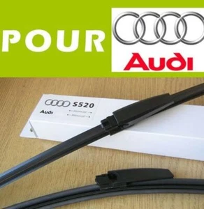 2 BALAIS ESSUIE GLACE AERO pour AUDI A4 B7 2004-2008 S4 RS4 2005 2006 2007 - Picture 1 of 1