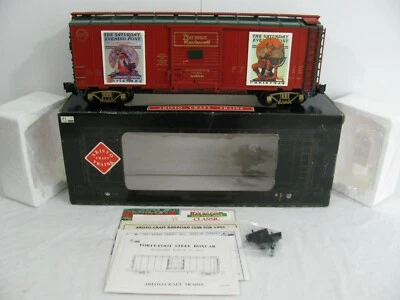 1995 Aristo-Craft Norman Rockwell Christmas 40' Steel Reefer Box Car #46037-1 EX - Image 1 of 4