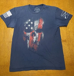U.S.A Patriot Mask Grunt Style T-Shirt Size Medium - Picture 1 of 6