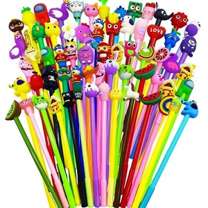 70 Pieces Cute Cartoon Gel Ink Pens,Random Novelty Kawaii Pens,Cool Assorted ... - Picture 1 of 7