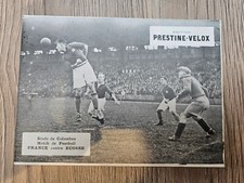 FOOTBALL RARE c1932 xl french VELOX trade card  FRANCE SCOTLAND Hughie Gallacher