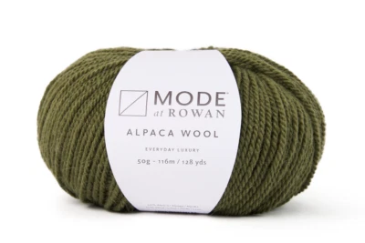 Mode at Rowan ::Alpaca Wool #18:: alpaca blend yarn Olive - Image 1 of 4