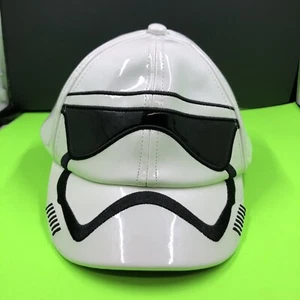 Disney Star Wars Hat Cap Kids xxs xs Small Strap Back White Storm Trooper 2-3 yr - Picture 1 of 7