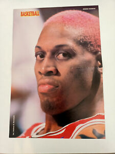 Dennis Rodman - Chicago Bulls / Gary Payton - Vintage Poster 90' 16.5"x11.5" 