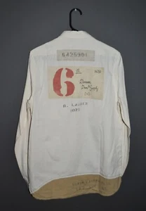Denim & Supply Ralph Lauren 6th Division Shirt Mens S White Navy Nautical - Picture 1 of 9