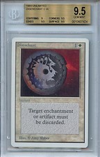 MTG Unlimited Disenchant BGS 9.5 Gem MINT Magic card 7424