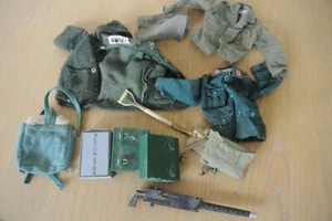 1970er Palitoy ACTION MAN KLEIDUNG + Ausrüstung Bauposten - Bild 1 von 5