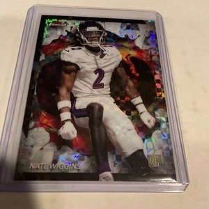 2024 Topps Finest - Nate Wiggins Rare Xfractor  - Balitmore Ravens Fire 🔥 - Picture 1 of 4
