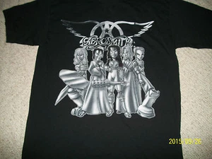 AEROSMITH NINE LIVES ROAR OFTHE DRAGON TOUR ANIME STYLE SHIRT OSAKA 1999/2000 - Picture 1 of 4