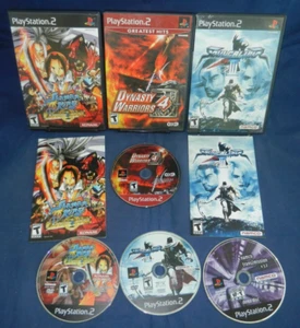 PS2; Shaman King Power of Spirit, Soul Calibur 3, w/Mans, Dynasty Warriors 4, VG - Picture 1 of 4