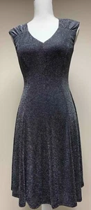White House Black Market Black Shimmer Cocktail Dress  Size XS NWT #570190246 - Picture 1 of 12