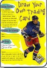 1998-99 UD Choice Draw Your Own Trading Card #NNO Wayne Gretzky