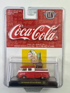M2 Machines Coca Cola 1960 VW Double Cab Truck USA Model  - Free Shipping  T2 - Picture 1 of 2