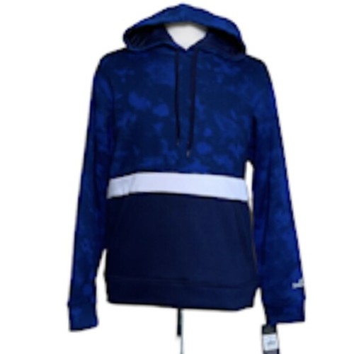 VETEMENTS Felpa con cappuccio Spalding uomo XL tintura cravatta blu navy nuova