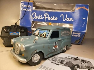 No tin toy Battery operated Wallace and Gromit ANTI-PESTO VAN mint Complete+box! - Foto 1 di 23