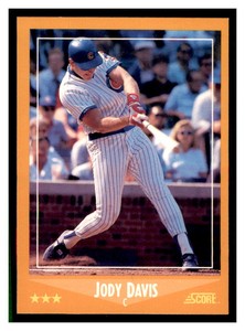 1988 Score #551 JODY DAVIS Chicago Cubs ~C5C
