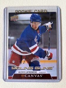 2020-21 Upper Deck Canvas Young Guns C91 Alexis Lafrenière - Picture 1 of 2