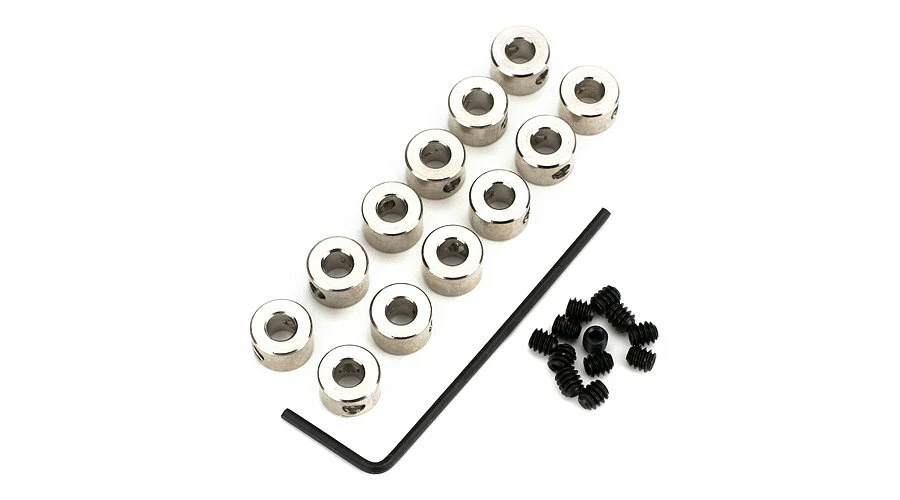 DU-BRO 1/8 Plated Brass Dura-Collars (12) DUB597 - Image 1 of 1