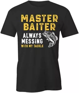 MASTER BAITER TShirt Tee Short-Sleeved Cotton FISHING CLOTHING S1BSA124 - Picture 1 of 5