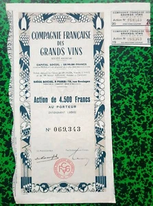 France & Paris XII ème - Beau Décor de la Cie Française des Grands Vins de 1955 - Imagen 1 de 1