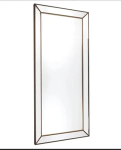 Zeta Floor Mirror - Antique Gold - 200 CM H - RRP $975 - Picture 1 of 2
