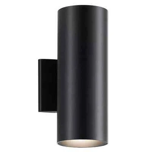 Kichler 9244 Black 2-Light 12"H Outdoor Wall Sconce - Picture 1 of 5