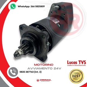 Motorino Avviamento BNG 24V 4kW Adattabile Iveco OM50 Leoncino Tipo Volvo Penta - Imagen 1 de 6