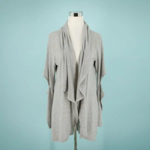 LNA Revolve Size Medium M Gray Open Elbow Long Sleeve Knit Cardigan Sweater - Picture 1 of 6