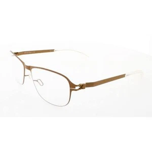 Mykita Unisex Eyeglasses Ochre Metal Square Full Rim Frame NO1-LEE-OCHRE 136 - Picture 1 of 1