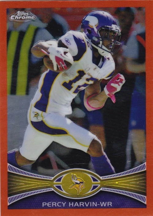 2012 Topps Chrome Orange Refractors Football Card Pick - Image 1 of 1